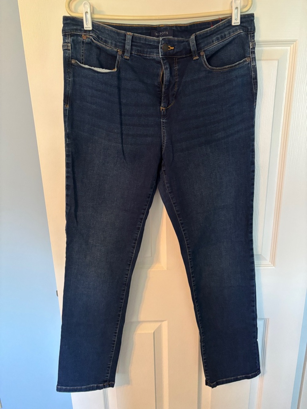 Talbots Simply Flattering High Waist Straight Leg Jeans